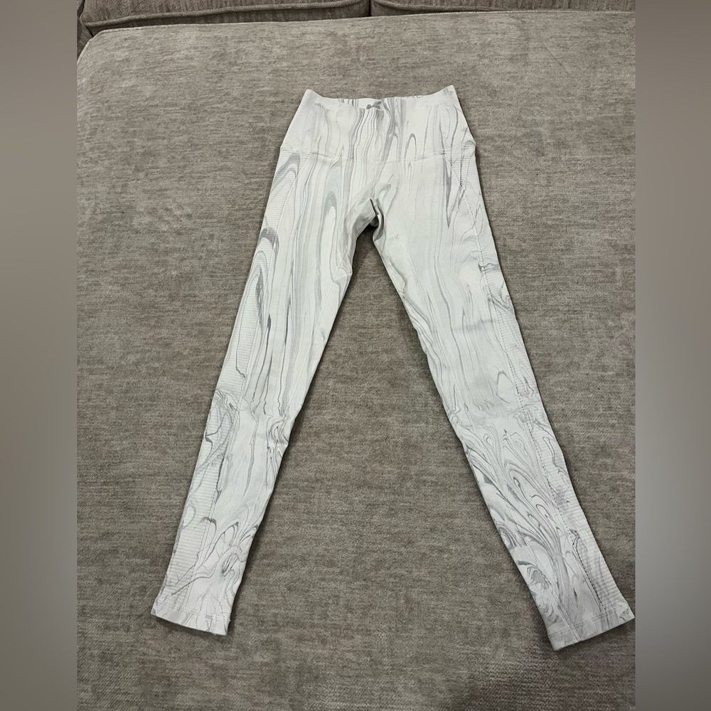 Avocado Pants & Jumpsuits | Avocado x Tone It Up White Marble Workout Leggings | - Picture 2 of 5